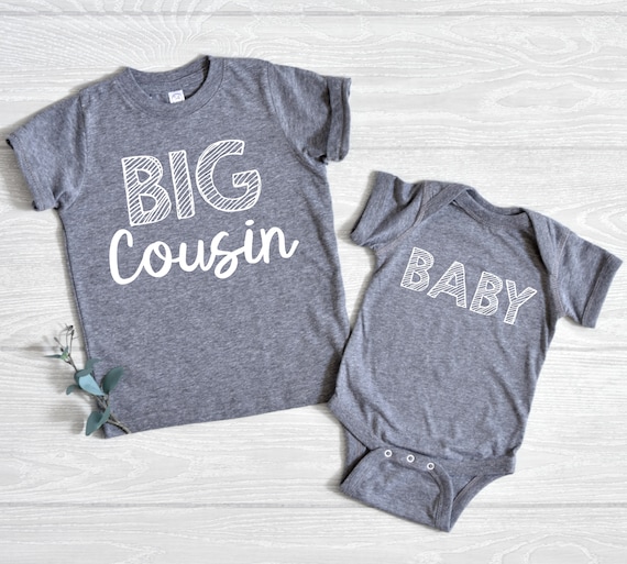 BIG Cousin Shirt Big Cousin Outfit Matching Baby Announcement Shirt Shirt for Big Cousins New Big Cousin Kids Gifts Etsy Canada
