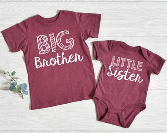 Big Brother Shirt, Baby Announcement Toddler Shirt, Shirt for Big Brother, New Big Brother, Purple Cotton