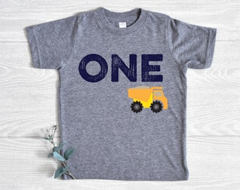 Construction Birthday Shirt, Dump Everything, First Birthday Shirt, Birthday Boy Shirt, Dump Truck Birthday, Construction Party Outfit