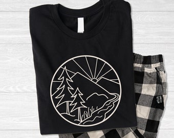 Family Vacation Shirt, Camping Shirts, Travel, Mountains, Family Trip Outfits, Matching, Soft, Jogger Pants Available!