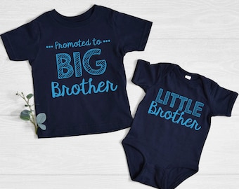 NAVY and Blue Big Brother Shirt, Baby Announcement Toddler Shirt, Shirt for Big Brother, New Big Brother Shirt, Soft