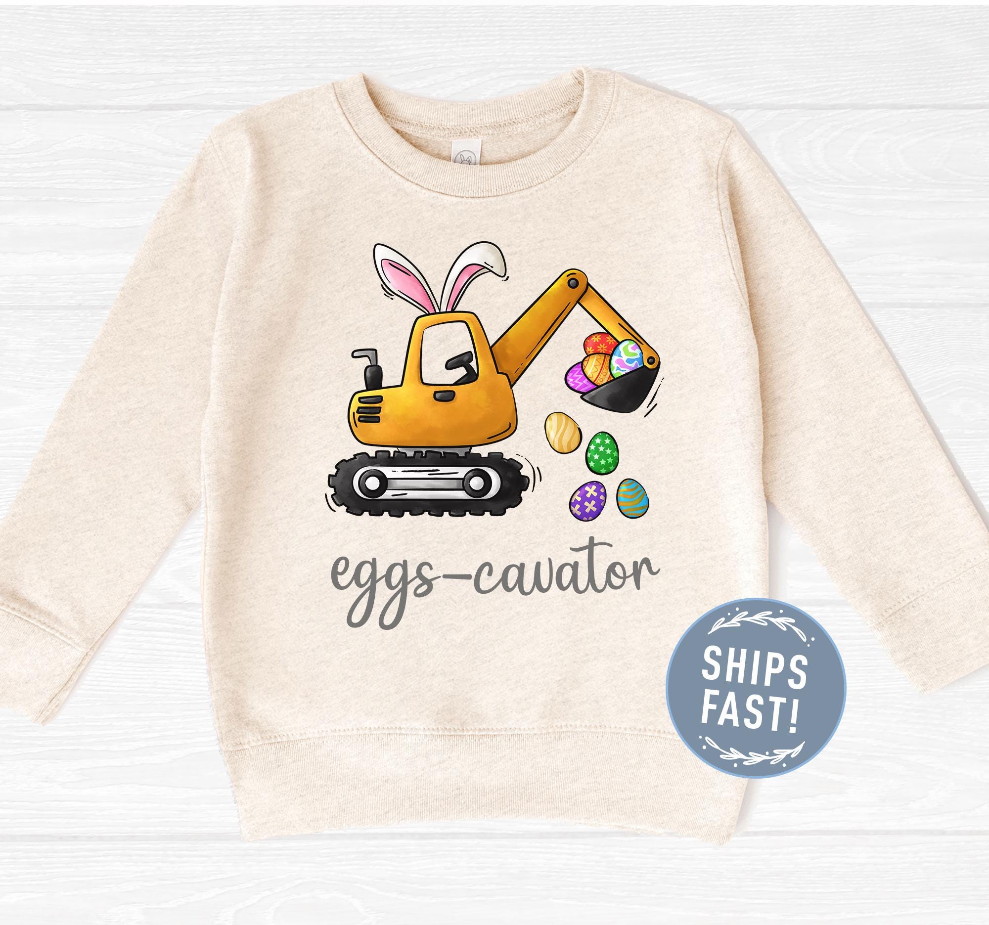 Baby Boy Easter Outfit Cute Bunny Outfit Crewneck Short Sleeve T-Shirt