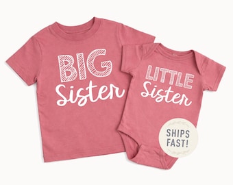 Matching Sister Shirts, Pink Big and Little Sister, Matching Sister Shirt, Shirt for Big Sister, Coming Home Outfit, Matching ONE SHIRT ONLY