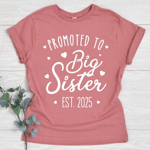 Promoted To Sister Shirt Est 2020 Sister To Be Gift Daughter Promoted To Sister Shirt Est 2020 Sister To Be Gift Daughter
