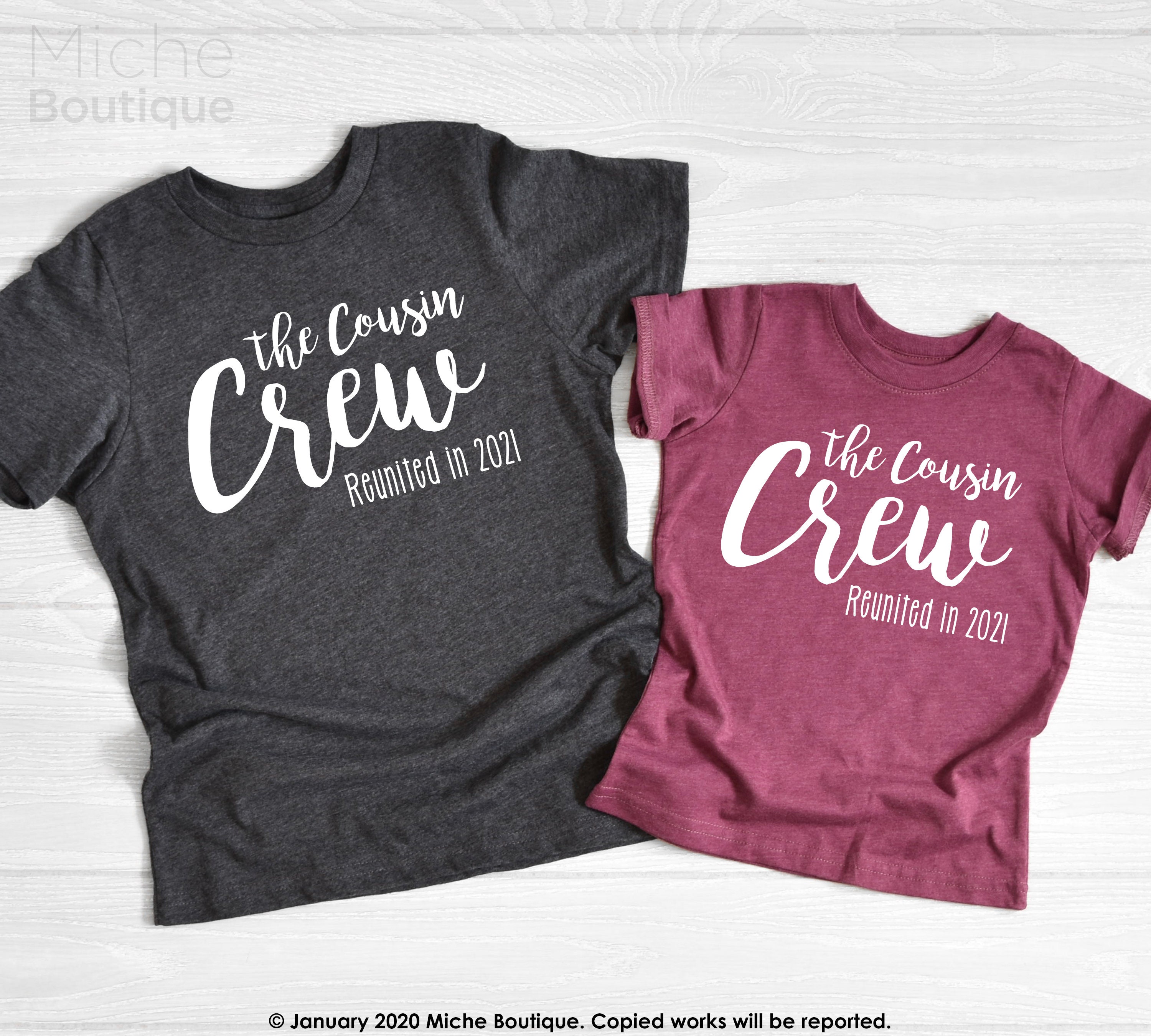 Cousin Crew Reunited in 2021™ Matching Cousin Crew Shirts for Etsy