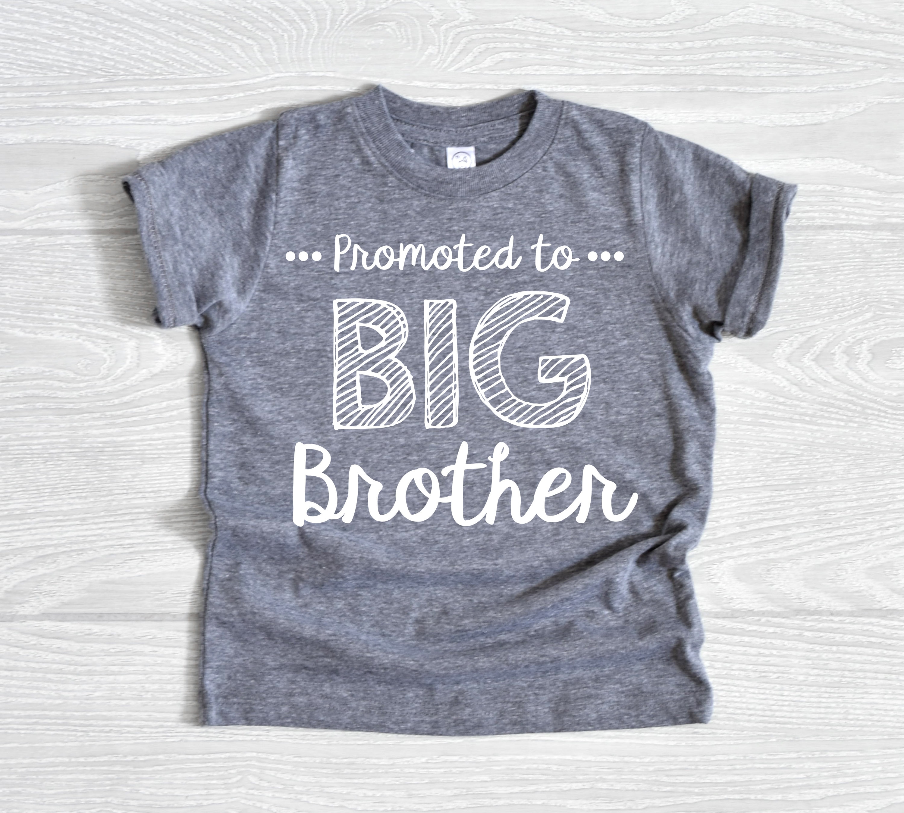 Promoted to Big Brother Shirt, Baby Announcement Toddler Shirt, Shirt