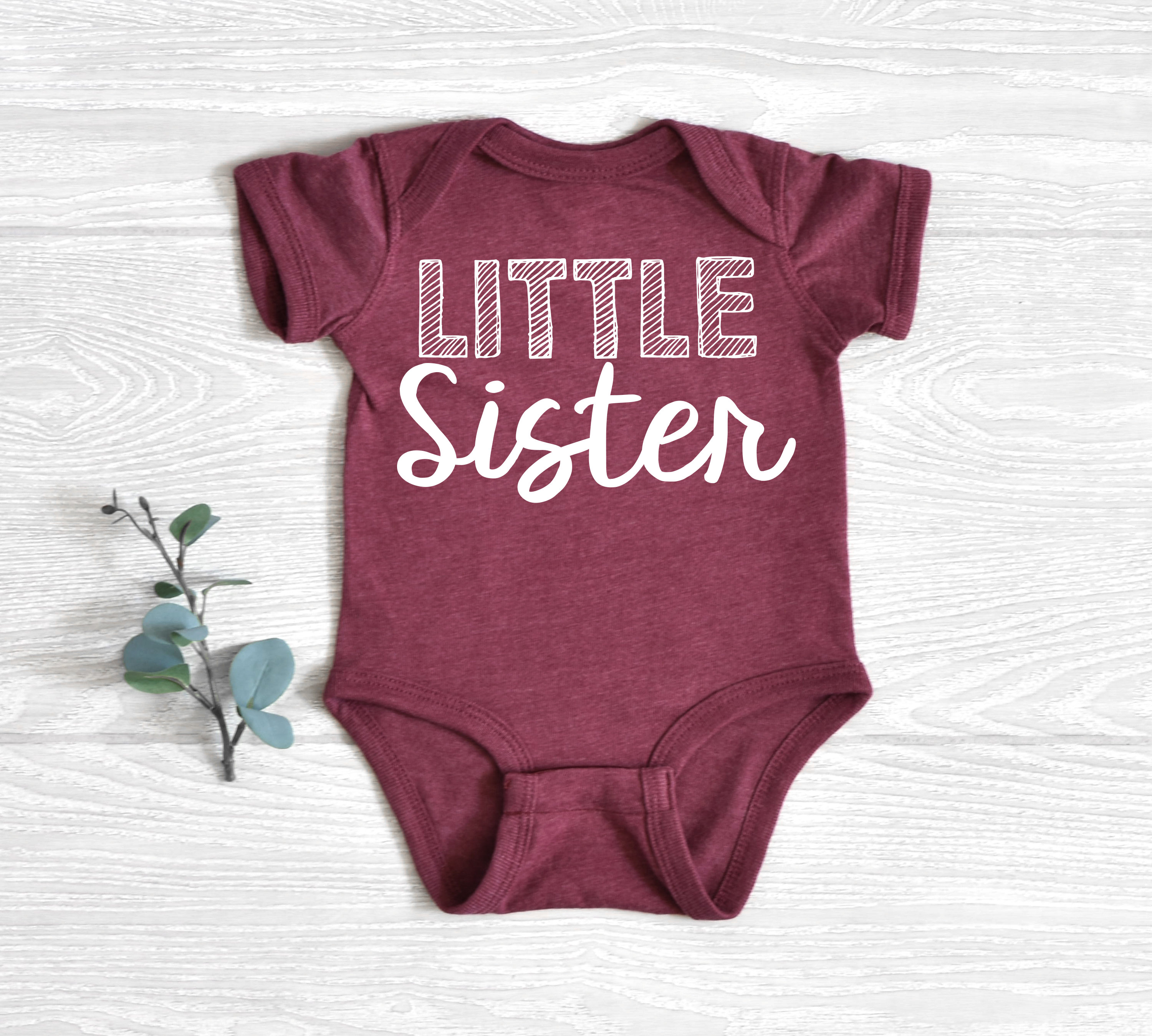 Little Sister Shirt, Baby Announcement Toddler Shirt, Shirt for Baby ...