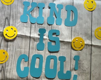 KIND IS COOL | Bulletin Board Cut Out