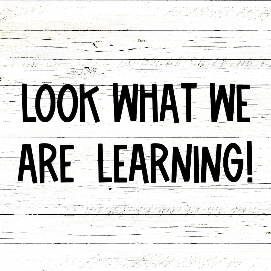 Look what we are learning bulletin board cutouts decor etsy