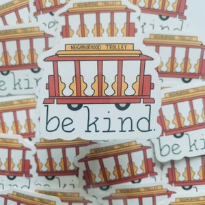 Be Kind Trolley | Sticker