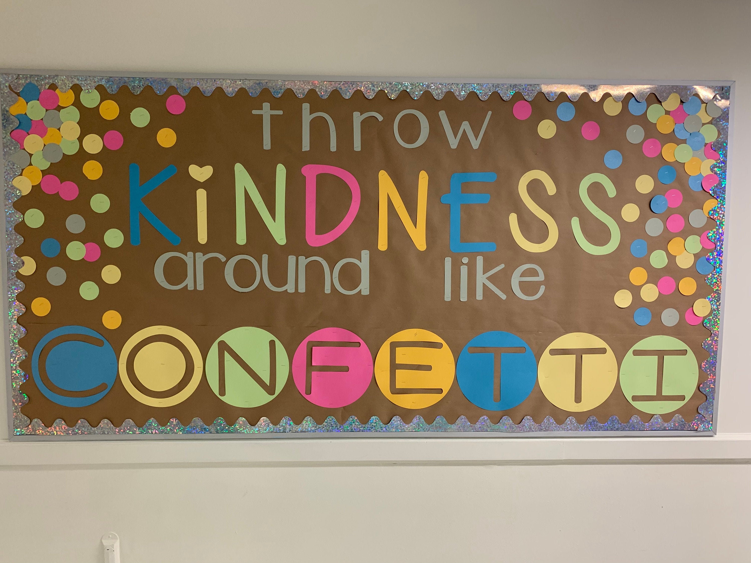 Throw Kindness Around Like Confetti Bulletin Board Cutouts Etsy Canada