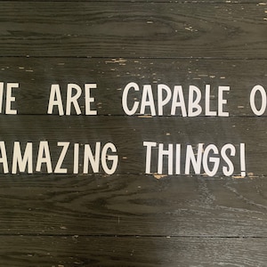 We Are Capable Of Amazing Things | Bulletin Board Cutouts Decor