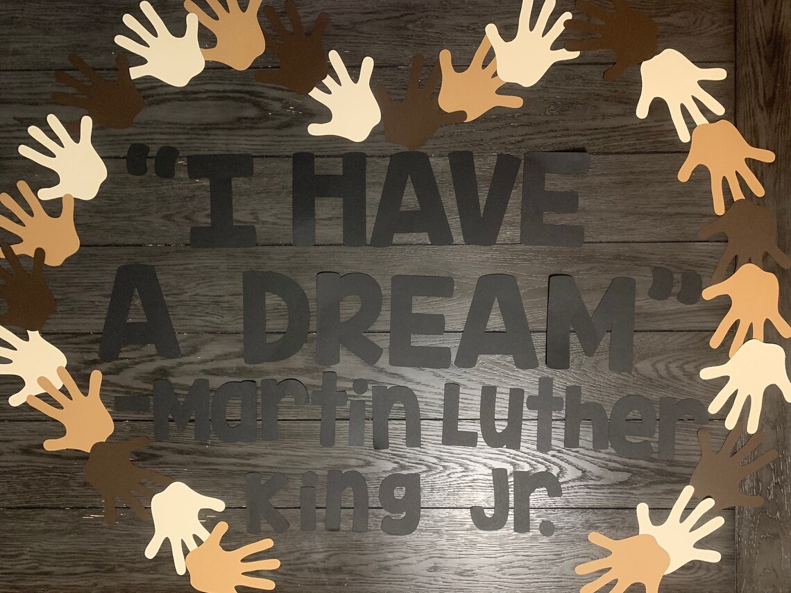 I Have a Dream Bulletin Board Cutouts Decor Etsy