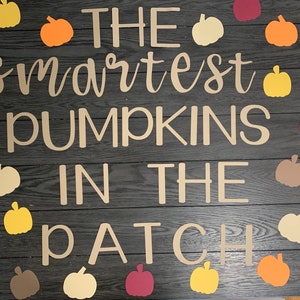 Smartest Pumpkins In The Patch | Bulletin Board Cutouts Decor