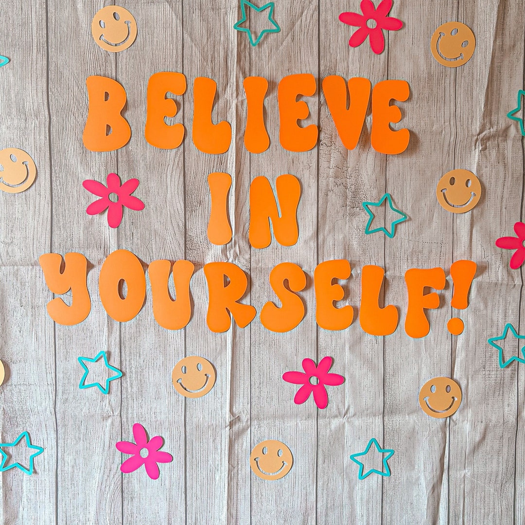 Believe in Yourself Bulletin Board Cut Out Etsy