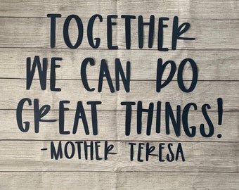 Together We Can Do Great Things | Bulletin Board Cut Out