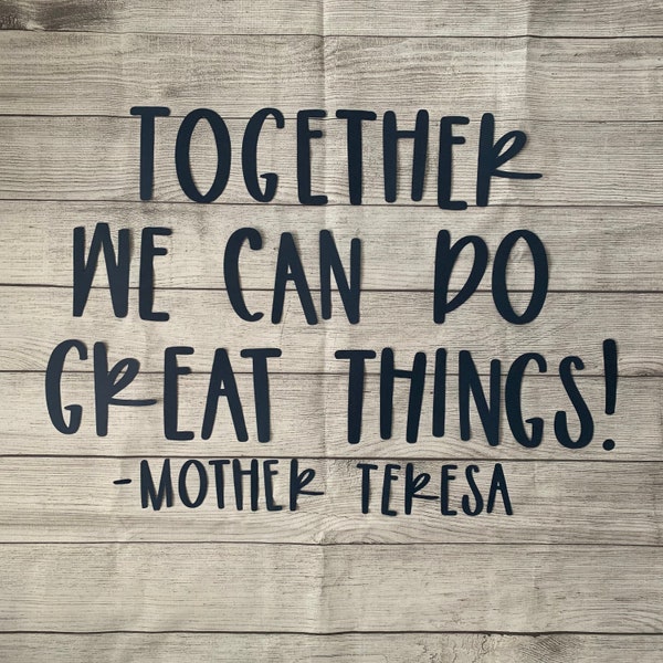 Together We Can Do Great Things | Bulletin Board Cut Out