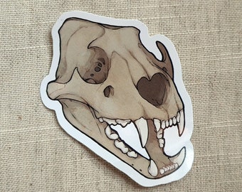 Lion Skull - Vinyl Sticker - Vulture Culture