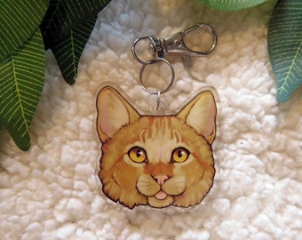 Ginger Cat - Acrylic Charm