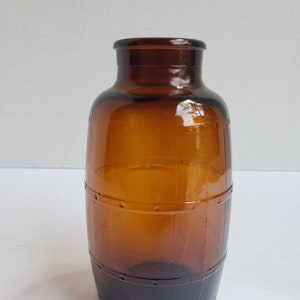 Braune Fass-Look kleine Glasflasche - Mögliche Mickey&#39;s Big Mouth