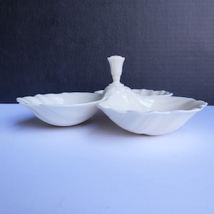 Lenox Porcelain Flower Look 3 Cup Server with Handle