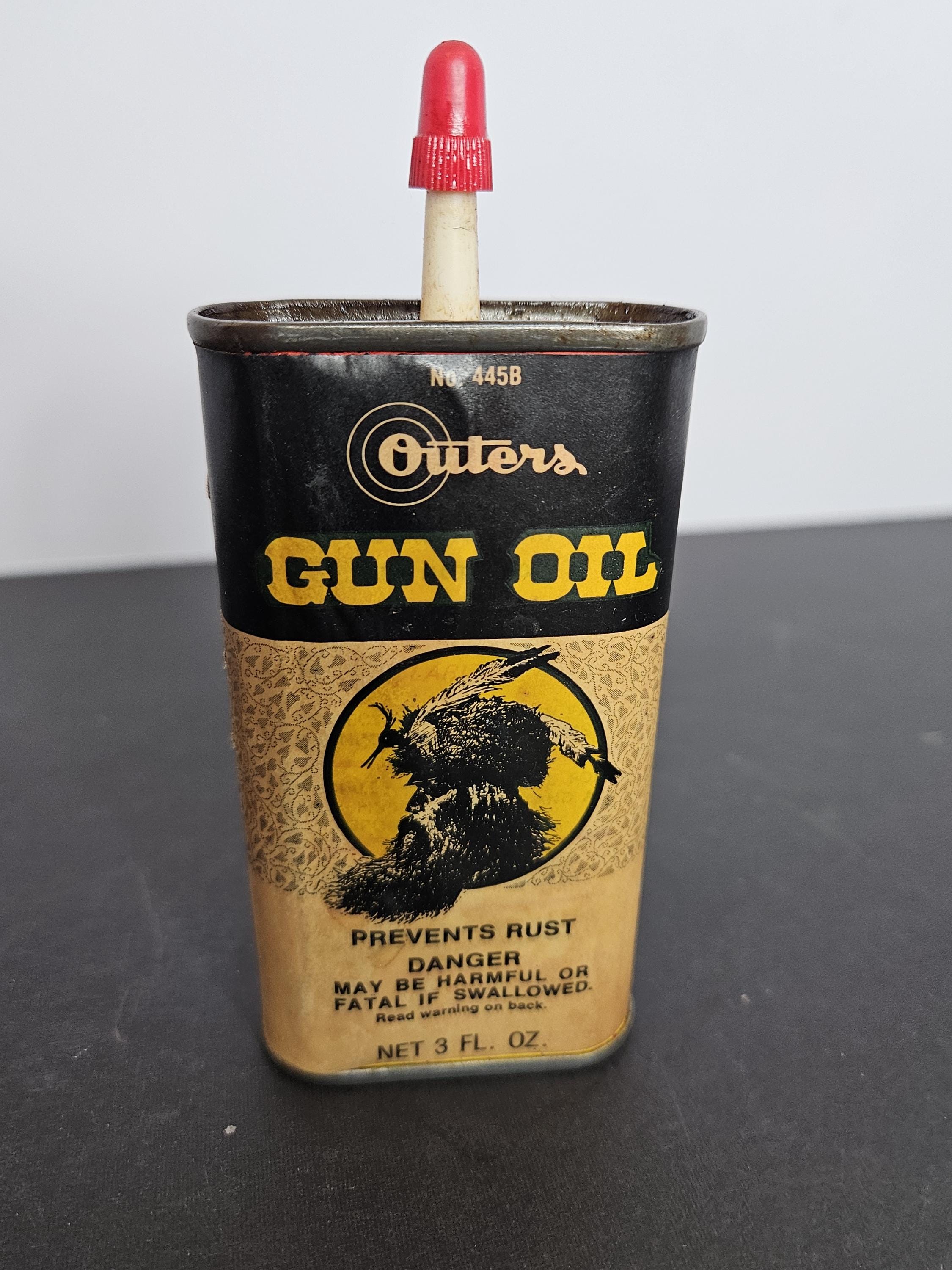 Vintage Outers 3oz Oil Can - Empty - Double Label - Etsy