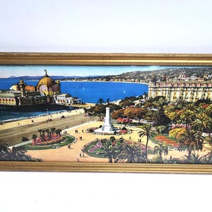 Nice, France - Le Jardin Albert 1er et le Casino Jetée-Prominade - Impression encadrée titrée