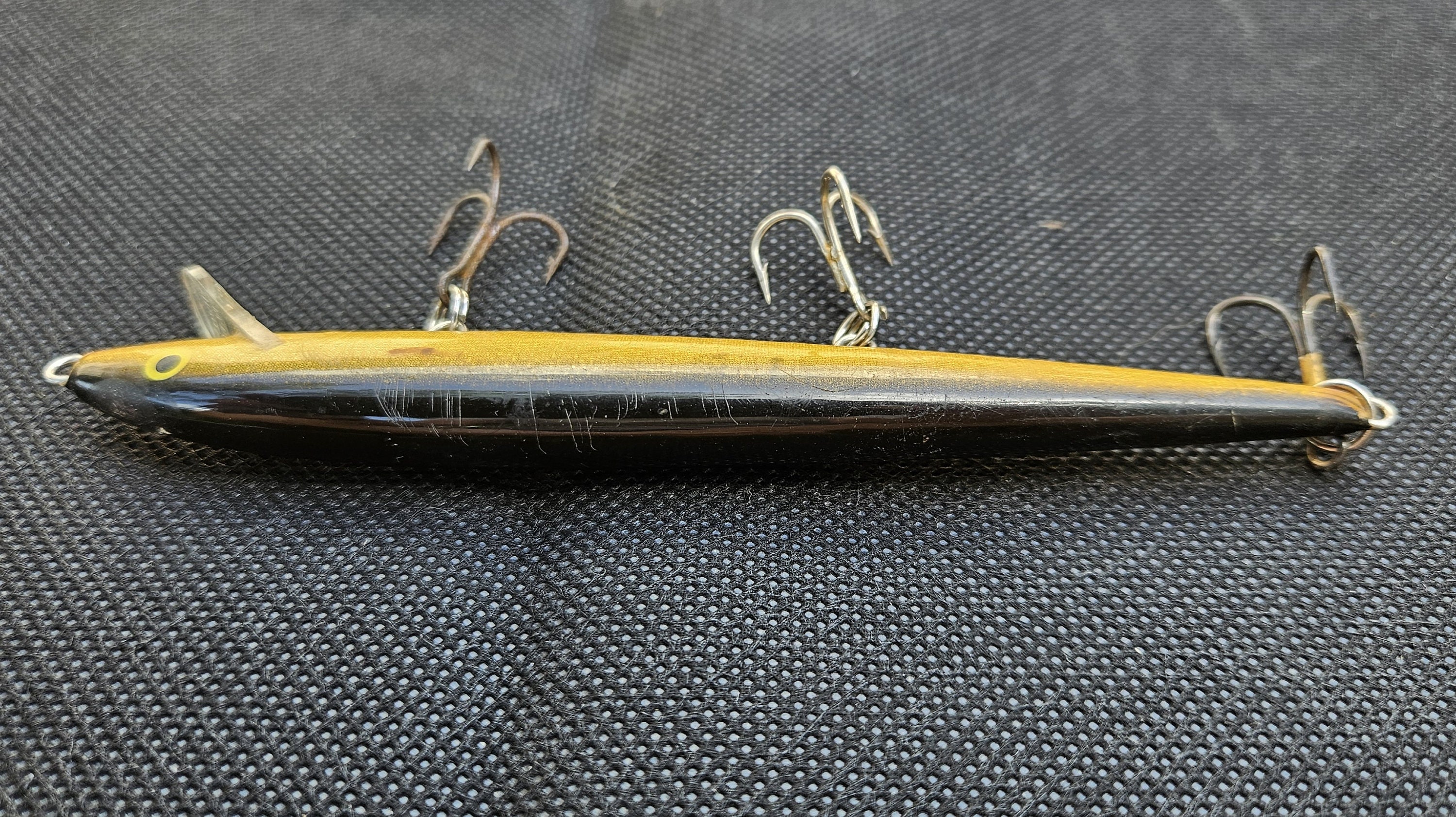 antique fishing lures rapala Vintage Rapala Floating Crankbait Lure - Marks Associated With Age and Use