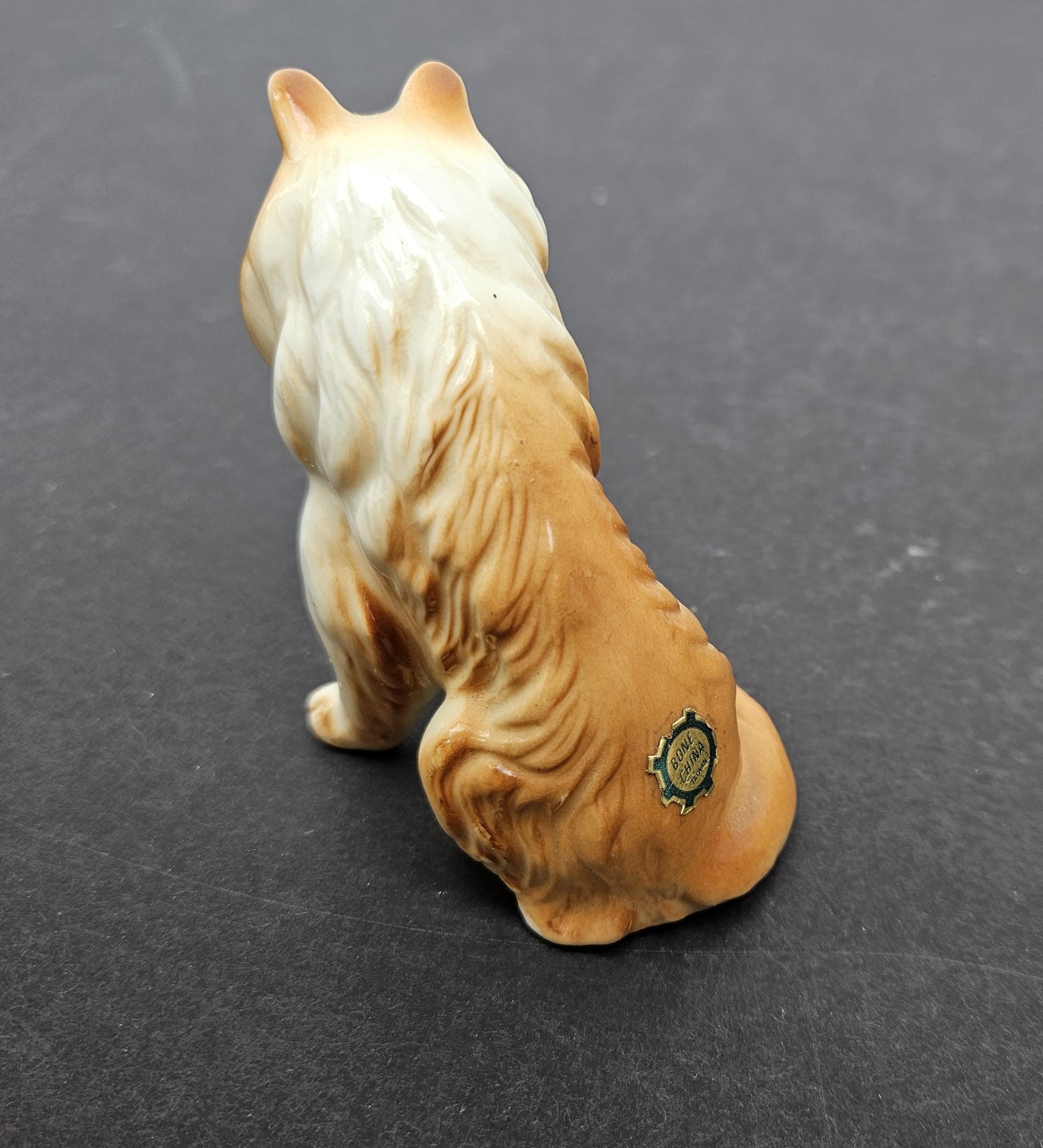 ボーンチャイナのコリー犬の置物 - 台湾 - Etsy 日本
