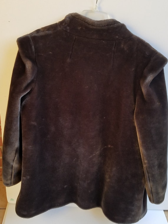 Vintage Faux Fur Coat or Jacket in Gray Color -  … - image 2