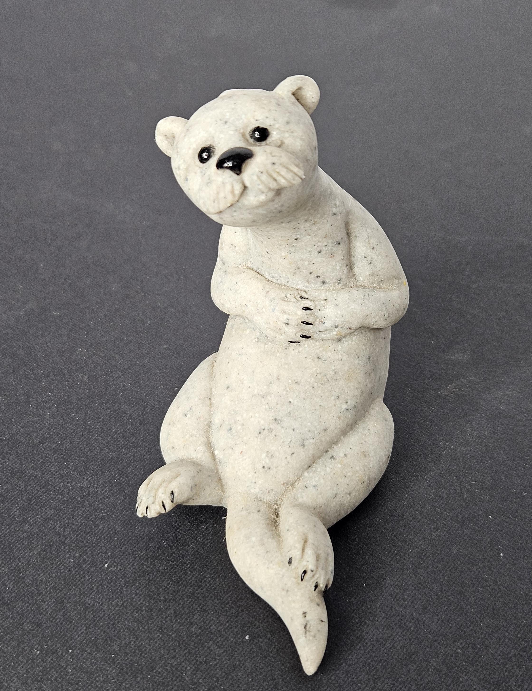 Second Nature Design - Quarry Critters - Oprah the Otter Figurine