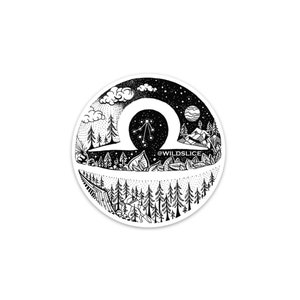 Libra Zodiac Stickers 3&quot; vinyl weatherproof and durable