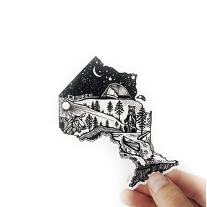 Ontario, Canada stickers! 4&quot; weatherproof and durable. Great for car decals, water bottles, and laptops