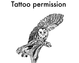 Owl tattoo permission