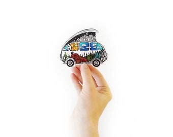 Adventure Van stickers Limited Release. camper bus, Vanlife, camping, decals, bumper sticker, vinyl