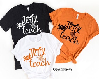black and orange halloween shirt