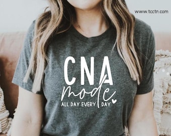 CNA Mode Graphic Tee: Certified Nursing Assistant Gift