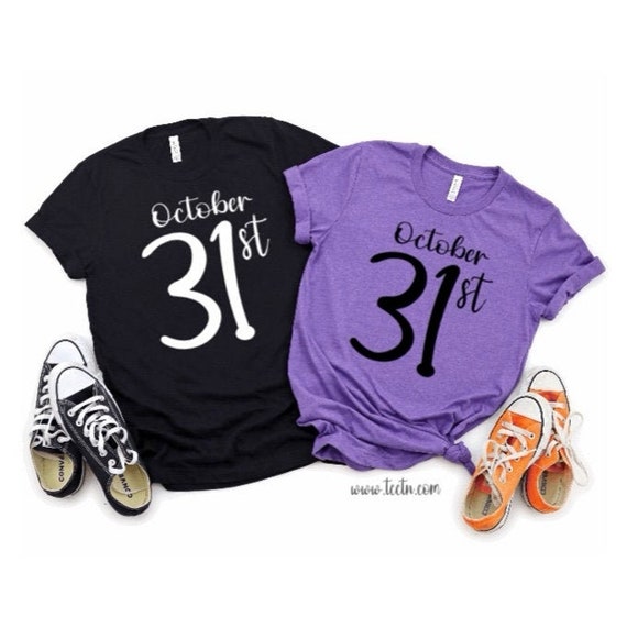 October 31st Shirt: Halloween Top, Trendy Fall Outfit