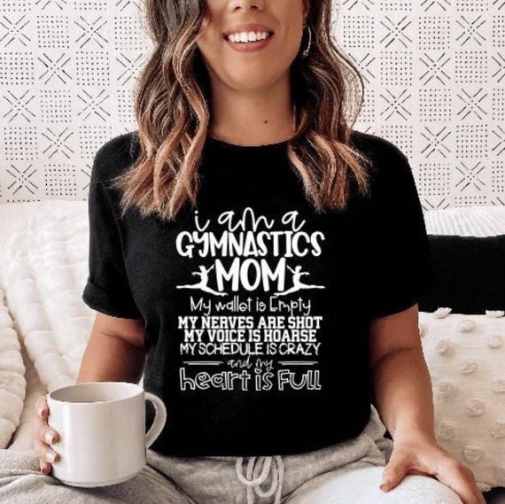 Gymnastics Mom Shirt Cute Gymnast Mother Gift For Mommy Gymnastics Mom Shirt Cute Gymnast Mother Gift For Mommy