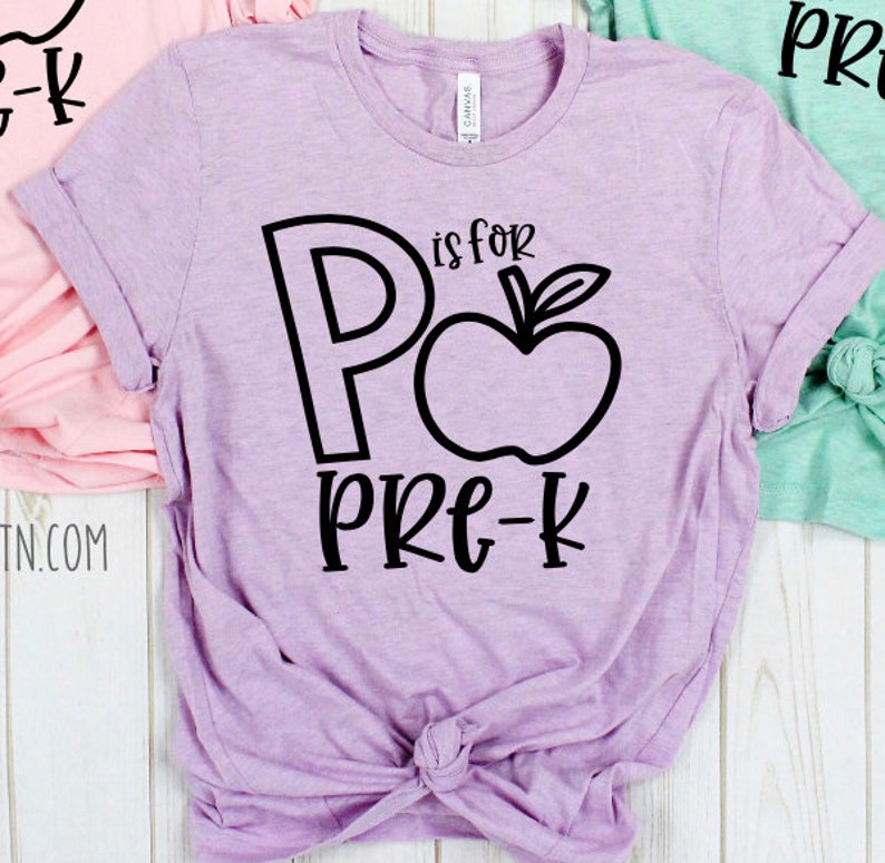 P is for Pre-k Shirt Tie Dye First Day Preschool Pre - Etsy