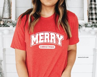 Merry Christmas Shirt: Christian Holiday Tee, Matching Family Clothing
