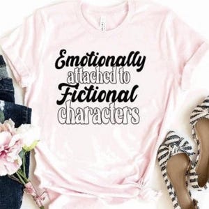Fictional Characters Shirt: Book Lover Reading Top