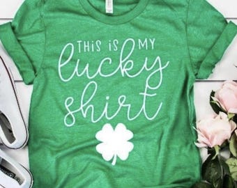 Lucky Shamrock Shirt: St. Patrick&#39;s Day Trendy Top