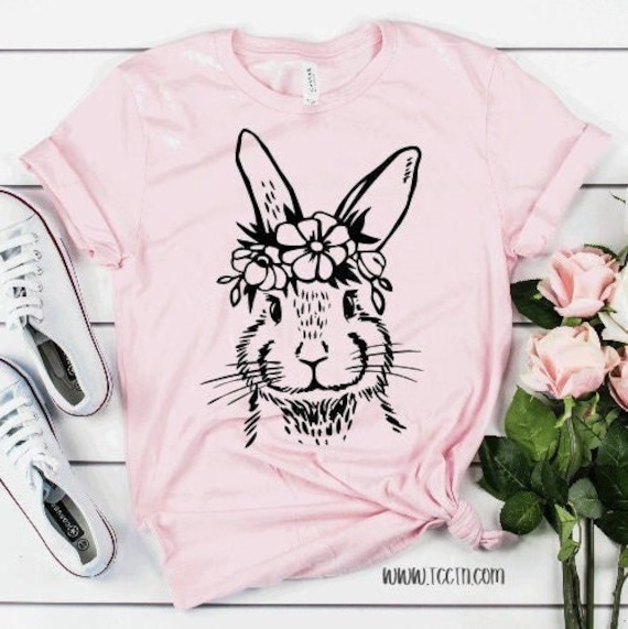 Floral Leopard Camouflage Easter Bunny Flower Rabbit Gift T-Shirt Floral Leopard Camouflage Easter Bunny Flower Rabbit Gift T-Shirt