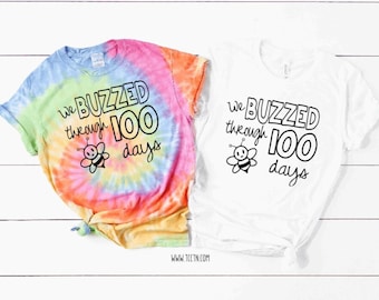 Camiseta de abejas que pasamos 100 días: Camiseta del día 100 del maestro