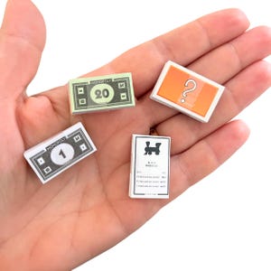MINI CARTE MONOPOLY di World's Smallest® Nessuna descrizione aggiuntiva / Leggi la descrizione per salvare / Boardwalk Park Place Reading Railroad Chance