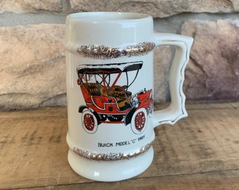 Vintage Norleans Japan Buick Model "C" 1905 Mug, Beer Stein Mug