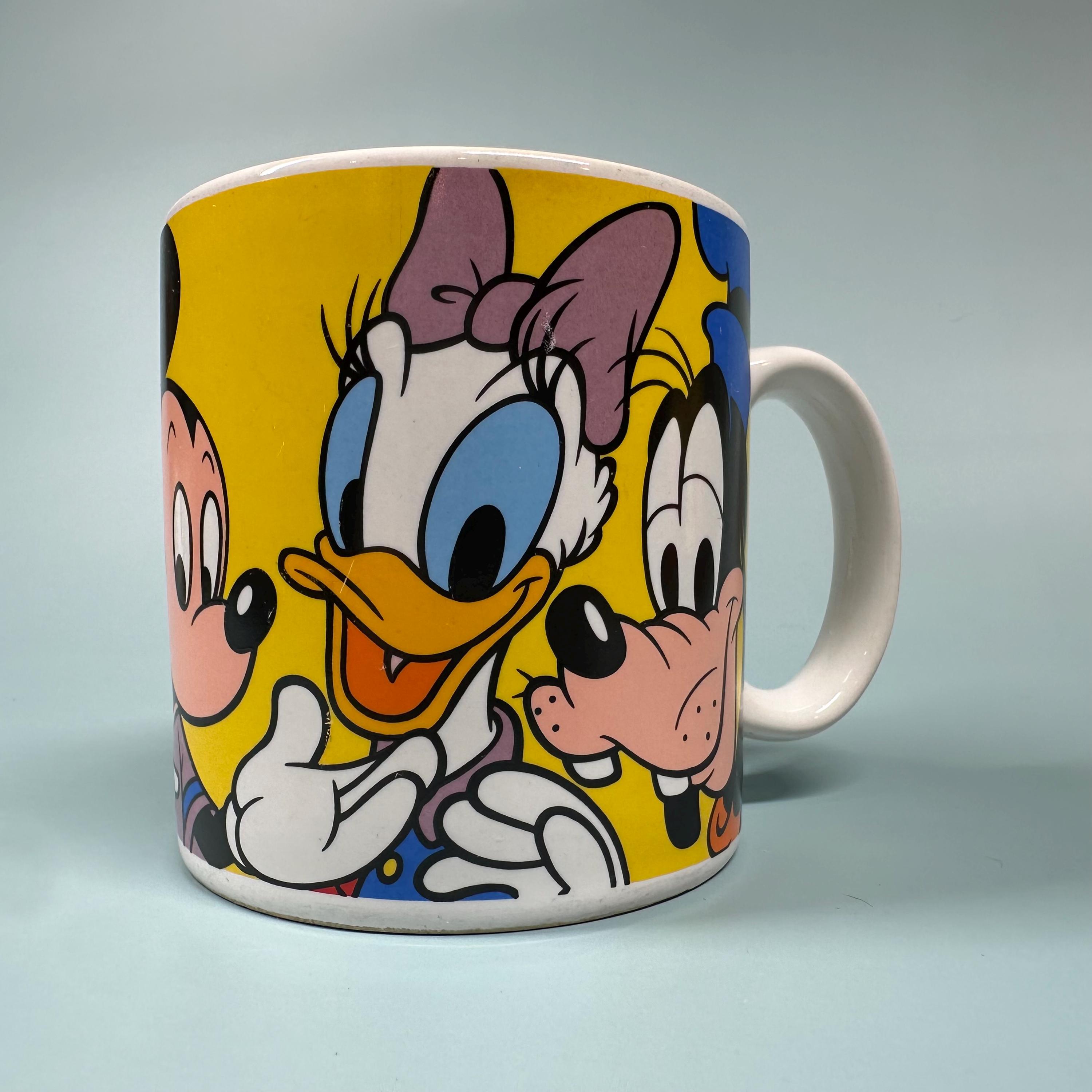 Vintage 1980s Disney Mug | Mickey, Minnie, Donald, Goofy