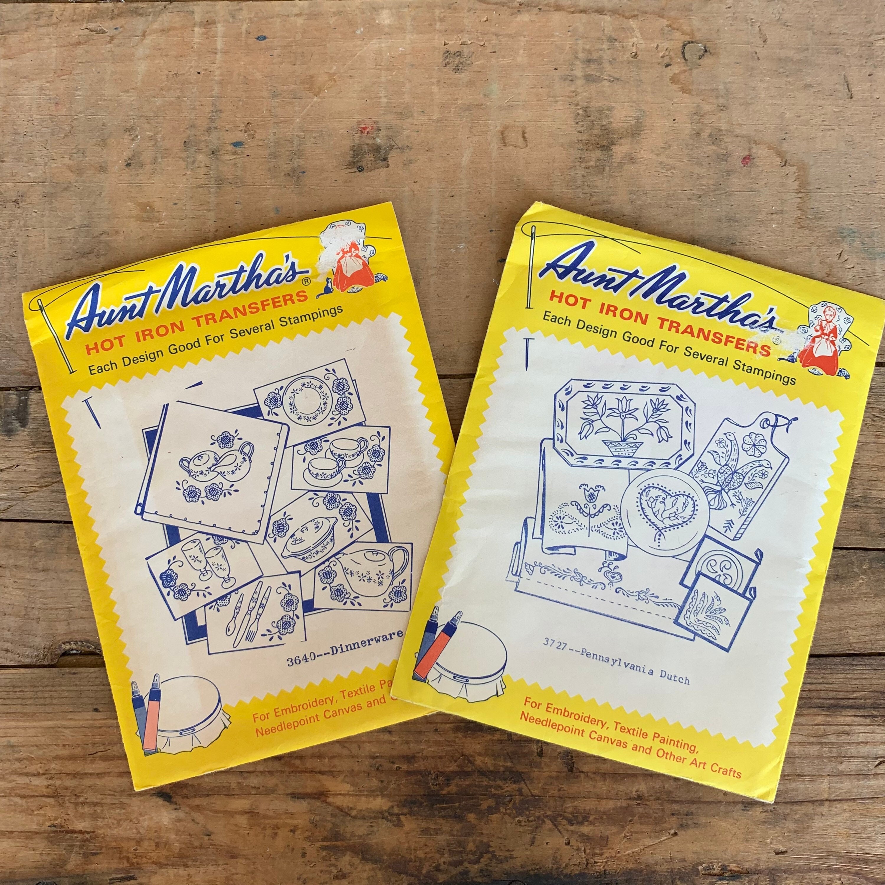 CHOICE: Aunt Martha's Hot Iron Transfers, Vintage Embroidery