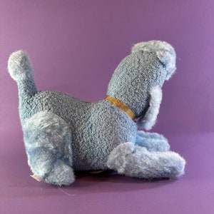 Vintage Blue Poodle Stuffed Animal Radio Nuvox Model: PR-606 Made in Japan image 3